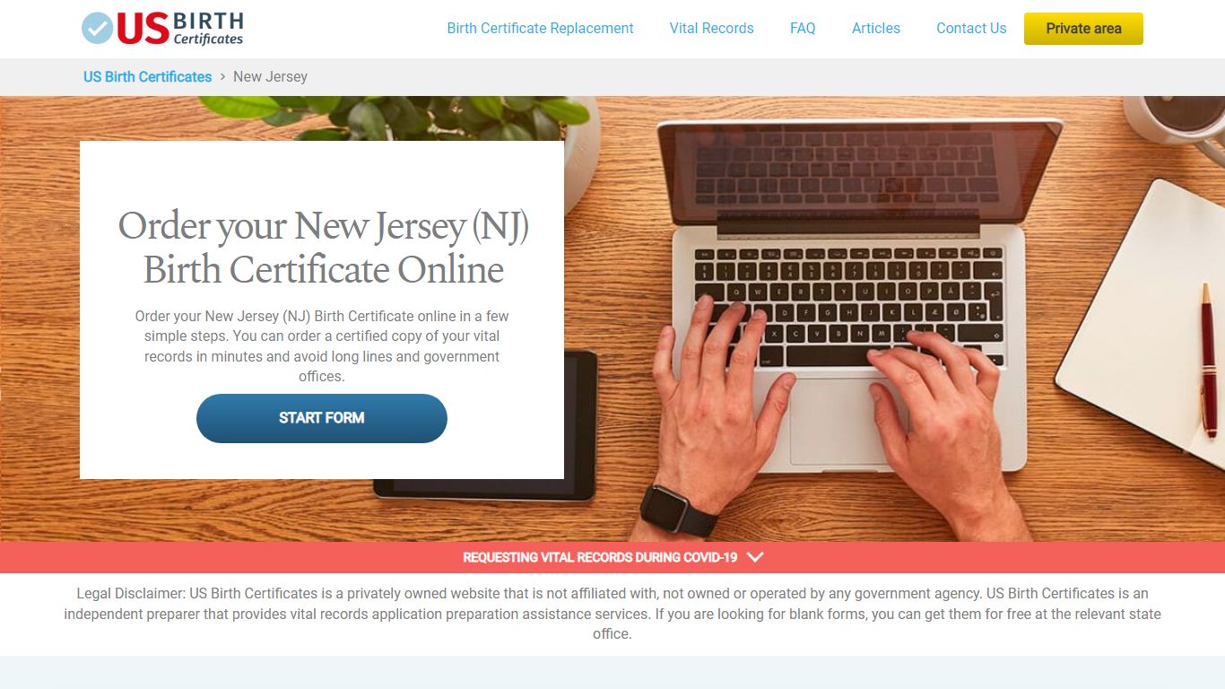 New Jersey (NJ) Birth Certificate Online - US Birth Certificates